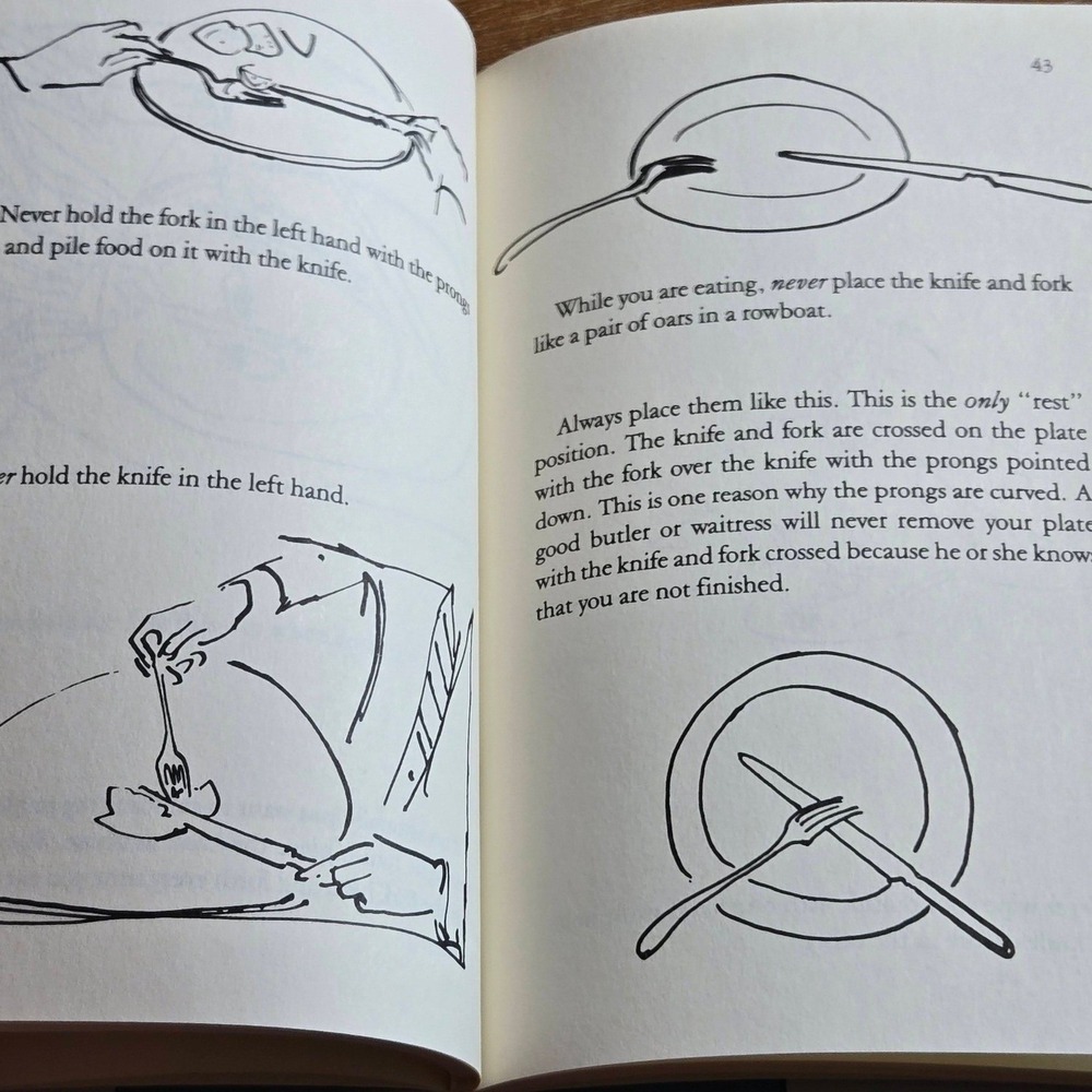 Tiffany & Co Table Manners for Teenagers 50th Anniversary Edition Hardcover Book - Picture 5 of 6